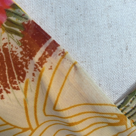 90's Vintage Coastal Midi Dress Vacation Hawaii - Picture 7 of 8